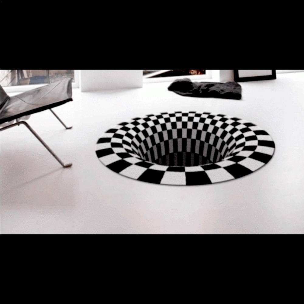 3D illusion rug